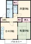 ハイカムール柧Gの間取り画像