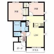 アトリエール 上中C棟の間取り画像