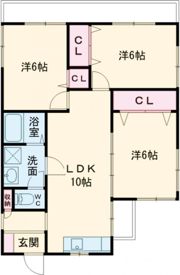 冨士見ハイツの間取り画像