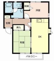 フローラ D棟の間取り画像