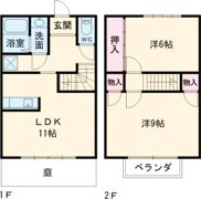 コーポ藤方Aの間取り画像