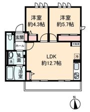 Contrail 1（コントレイル）の間取り画像