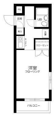 スカイコート久我山の間取り画像