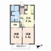 ハッピープレイス Cの間取り画像