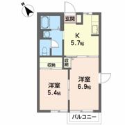 シャンボール Bの間取り画像