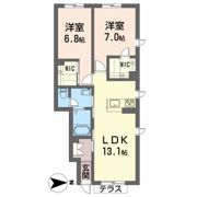 シャーメゾン ベル ソレイユの間取り画像