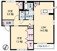 サン・カーサKの間取り画像