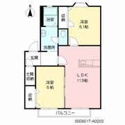 ミカコーポ Iの間取り画像