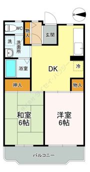 ロックハイツの間取り画像