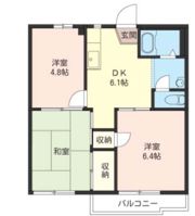 フォーブル 富田 Cの間取り画像
