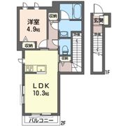 メゾン ド ルボアの間取り画像