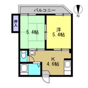 ニューハイツKの間取り画像