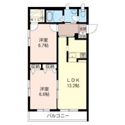 クレスト冨士 Aの間取り画像