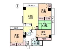 富山今泉西部ビルの間取り画像