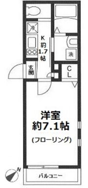 カーサ・ティーナの間取り画像