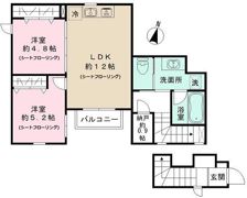ドゥゼタージュ松風の間取り画像
