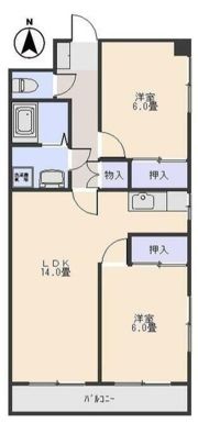 レジデンス荒牧の間取り画像