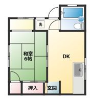 サニーハイツの間取り画像