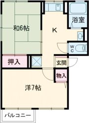 サンハイム結城の間取り画像