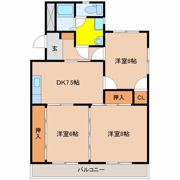 石川コーポ1の間取り画像