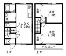 アドバンス乙多見Aの間取り画像