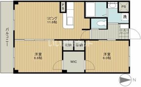 田畑ハイツそれいゆ上西郷Aの間取り画像