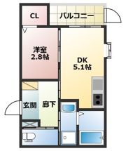 ソラナ博多の間取り画像