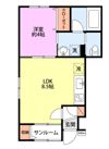 ミルズグランディール川崎Aの間取り画像