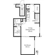 プランドール東新宿の間取り画像