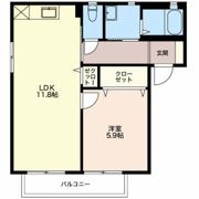 メゾン フィオーレ Aの間取り画像