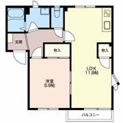 フレグランス ウィンド Aの間取り画像