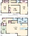 枚方市西船橋1丁目戸建ての間取り画像