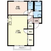 フレグランス一由 Aの間取り画像