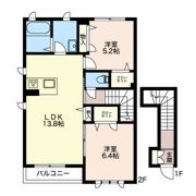 プログレス中御所の間取り画像