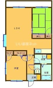 グレイスコート1の間取り画像