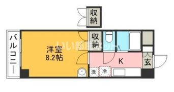 ロイヤル天神南の間取り画像