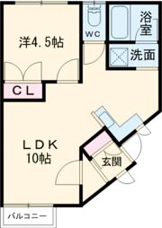 マンションノースロードの間取り画像