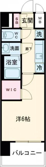 プレサンス長田レジェールの間取り画像
