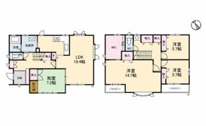 笹沖貸家の間取り画像