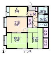 モスイハイツの間取り画像