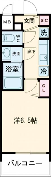 プレサンス長田レジェールの間取り画像