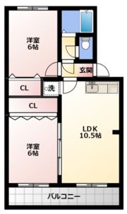 アクアピレーネの間取り画像