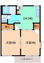 ファミールBの間取り画像