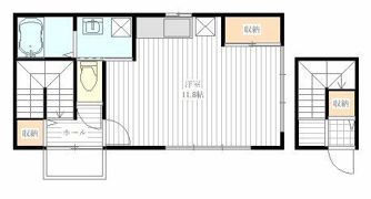 荒町Ave．の間取り画像