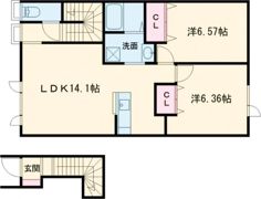 ネストイン・Kの間取り画像