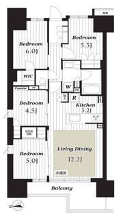ルネ八王子トレーシアの間取り画像