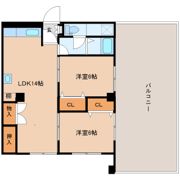 宮城野コーポの間取り画像