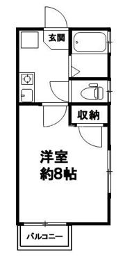 アメニティ松江壱号館の間取り画像