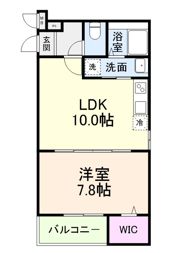 グランメゾンゆずり葉Ⅱ番館の間取り画像