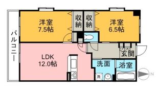 タロックス新居浜の間取り画像